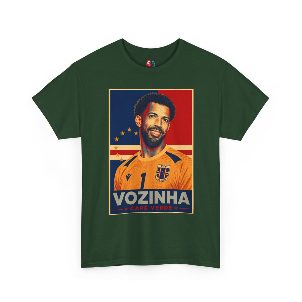 Vozinha Soccer Tee — Retro Player Poster Design