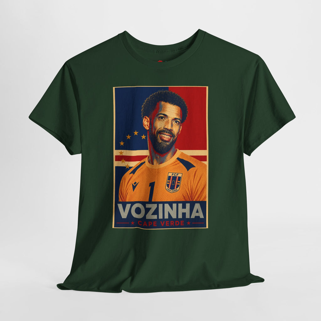 Vozinha Soccer Tee — Retro Player Poster Design