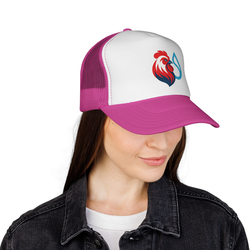 ChickenSui Trucker Cap — Retro Chicken Logo Trucker Hat