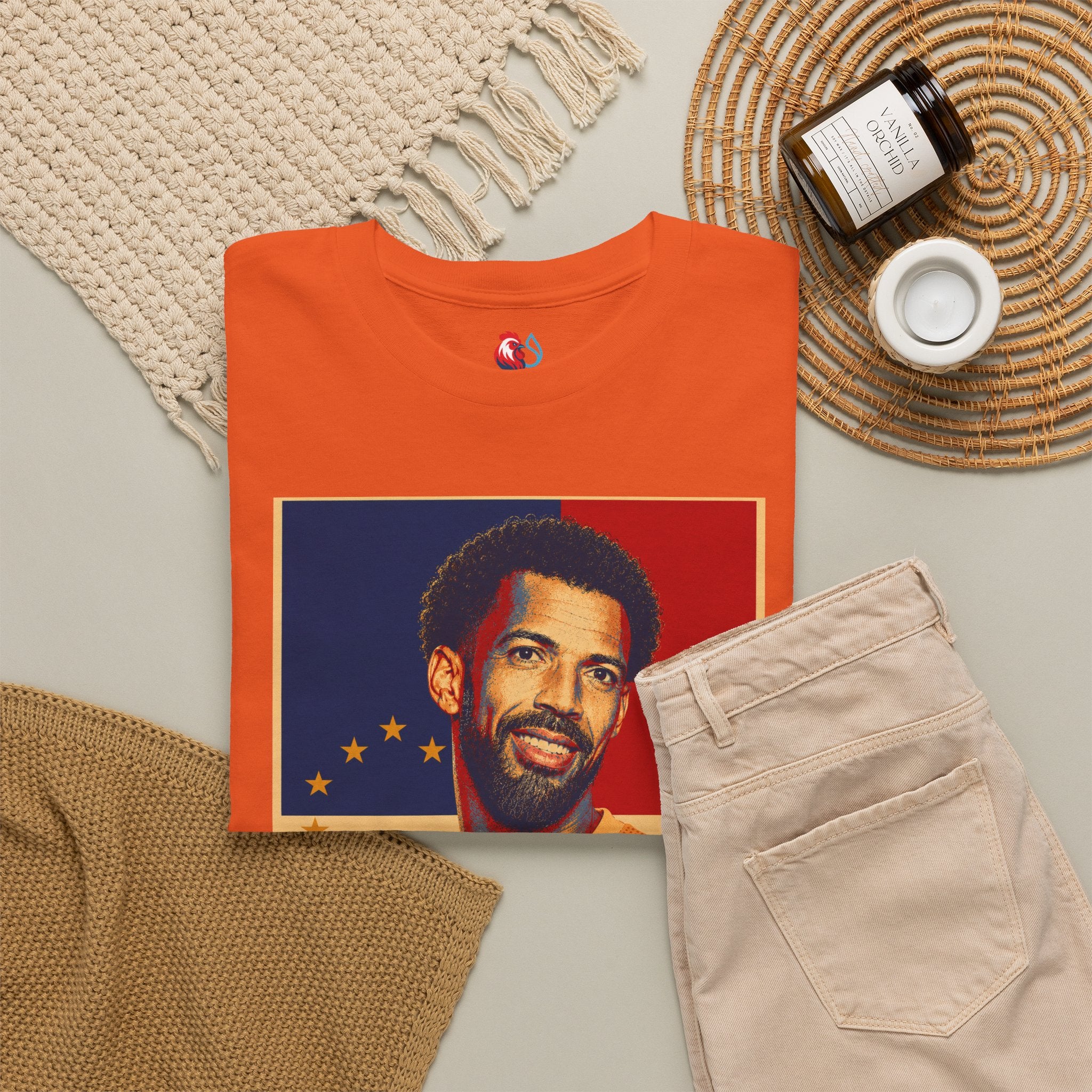 Vozinha Soccer Tee — Retro Player Poster Design