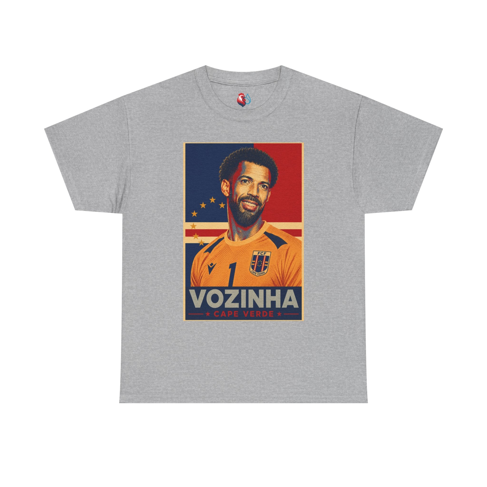 Vozinha Soccer Tee — Retro Player Poster Design