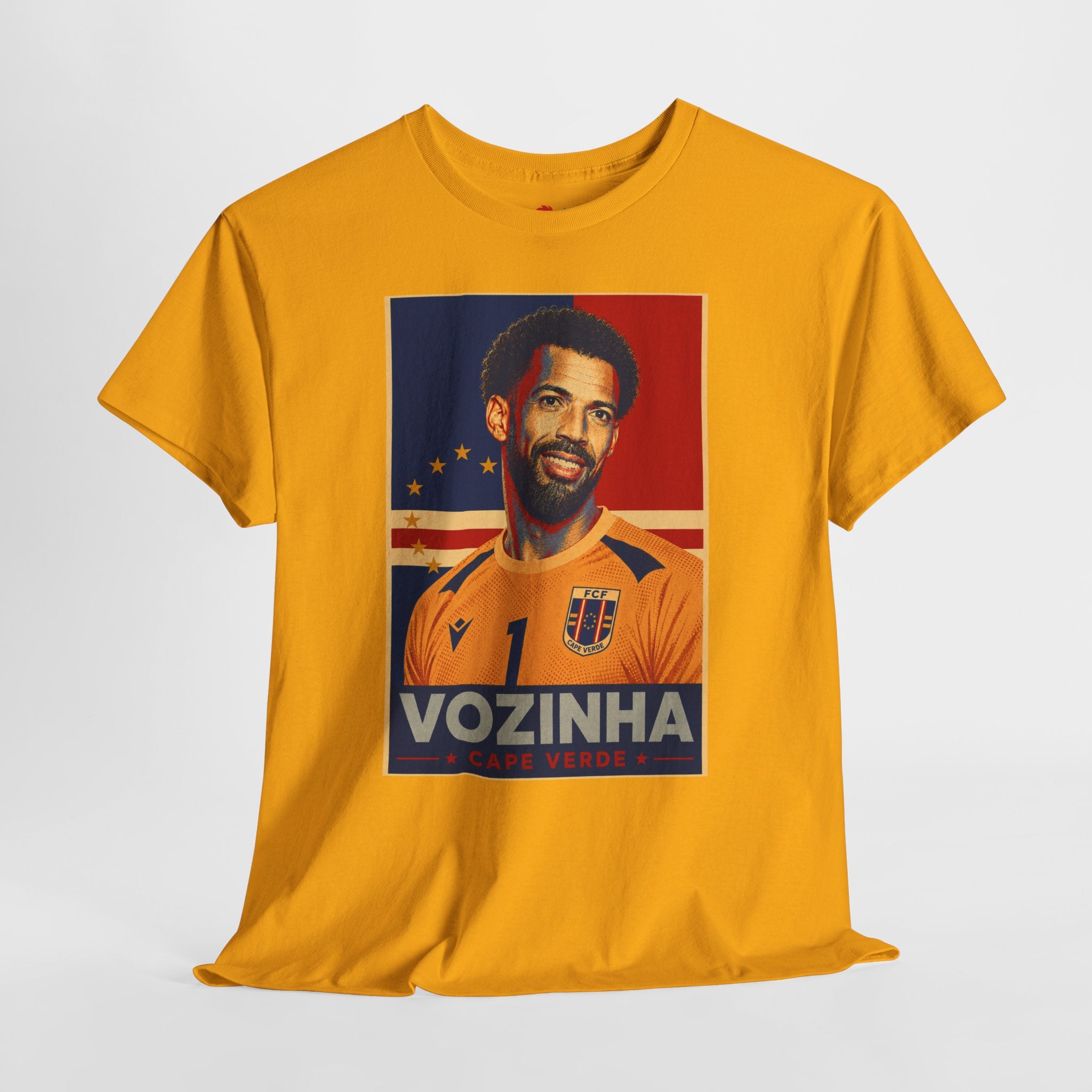 Vozinha Soccer Tee — Retro Player Poster Design