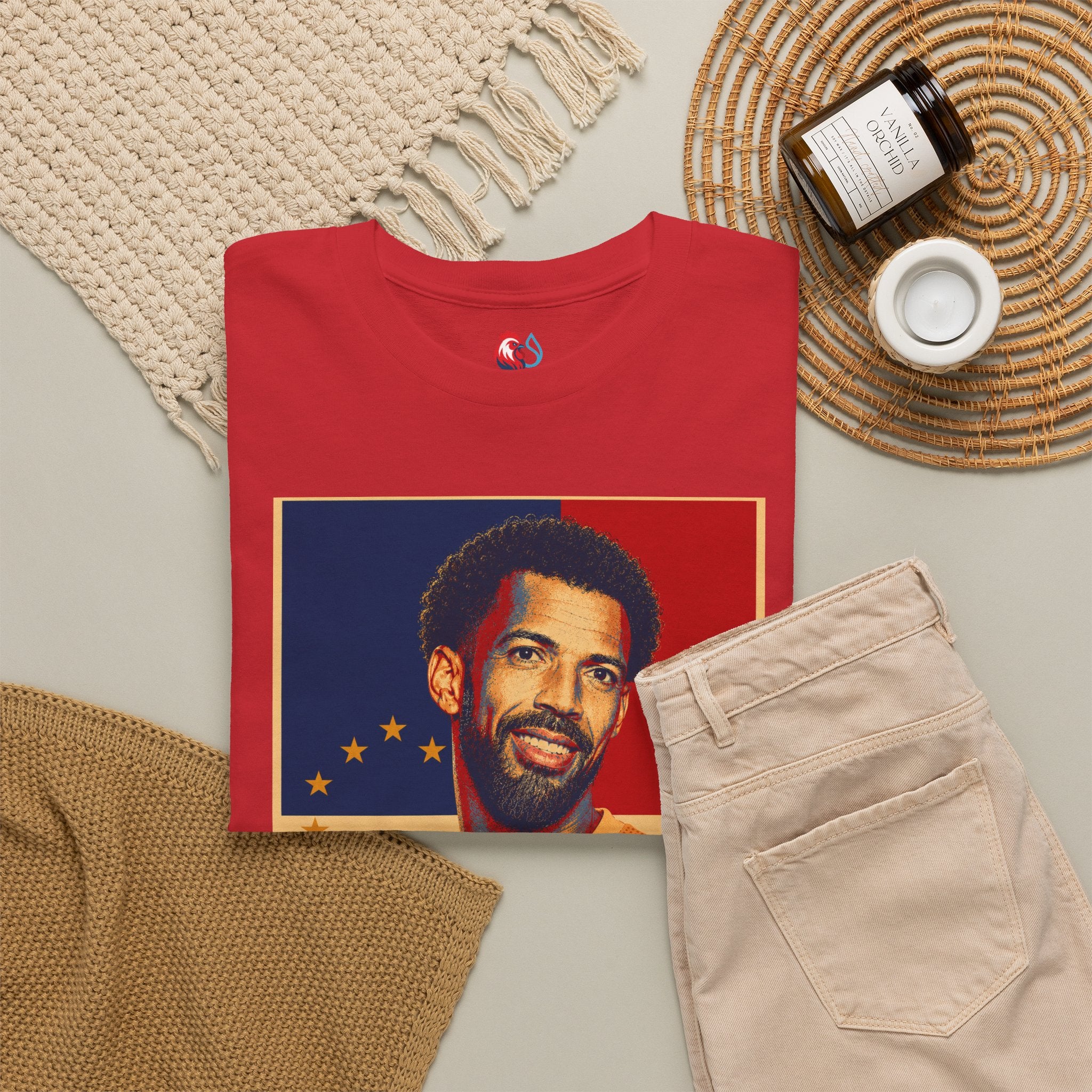 Vozinha Soccer Tee — Retro Player Poster Design