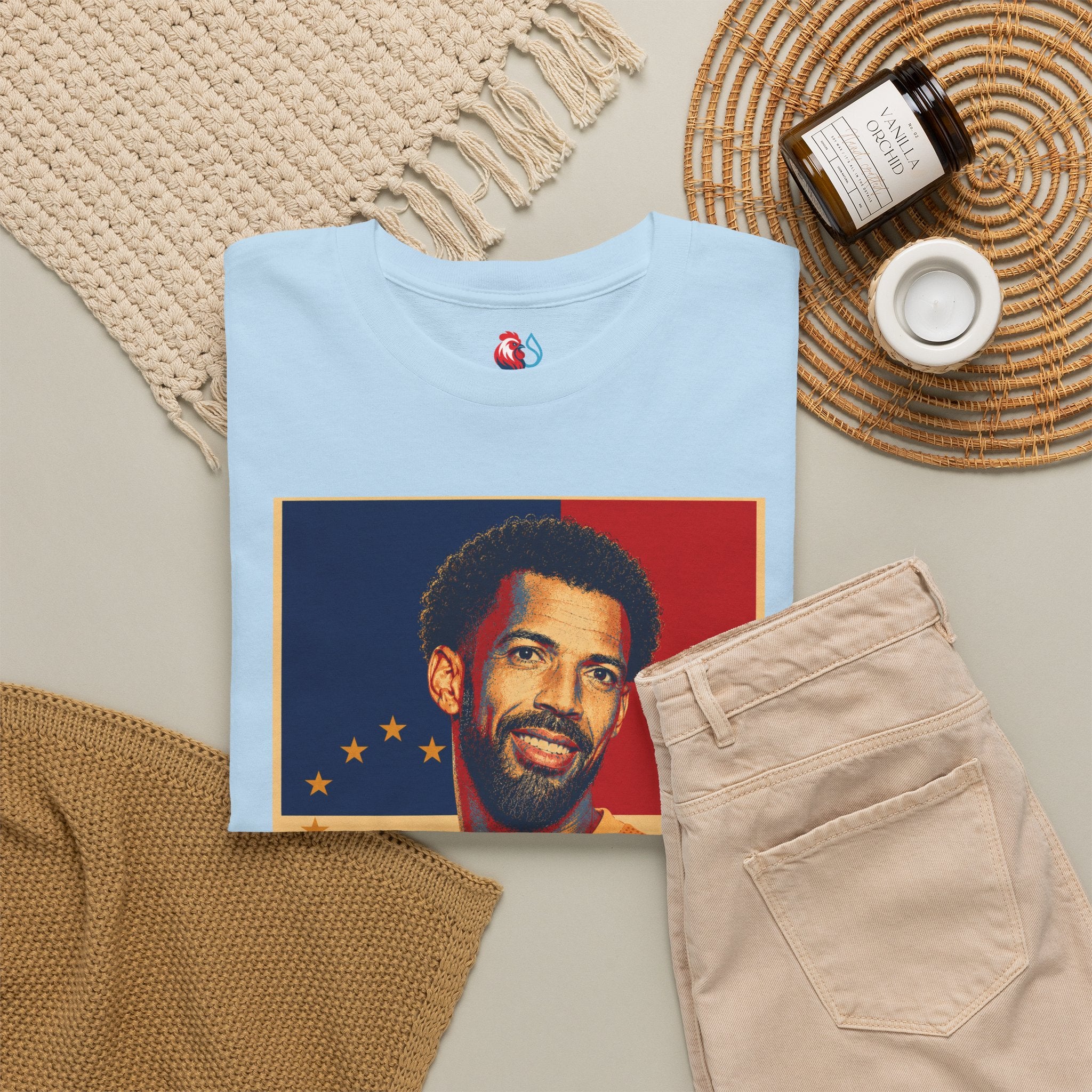 Vozinha Soccer Tee — Retro Player Poster Design