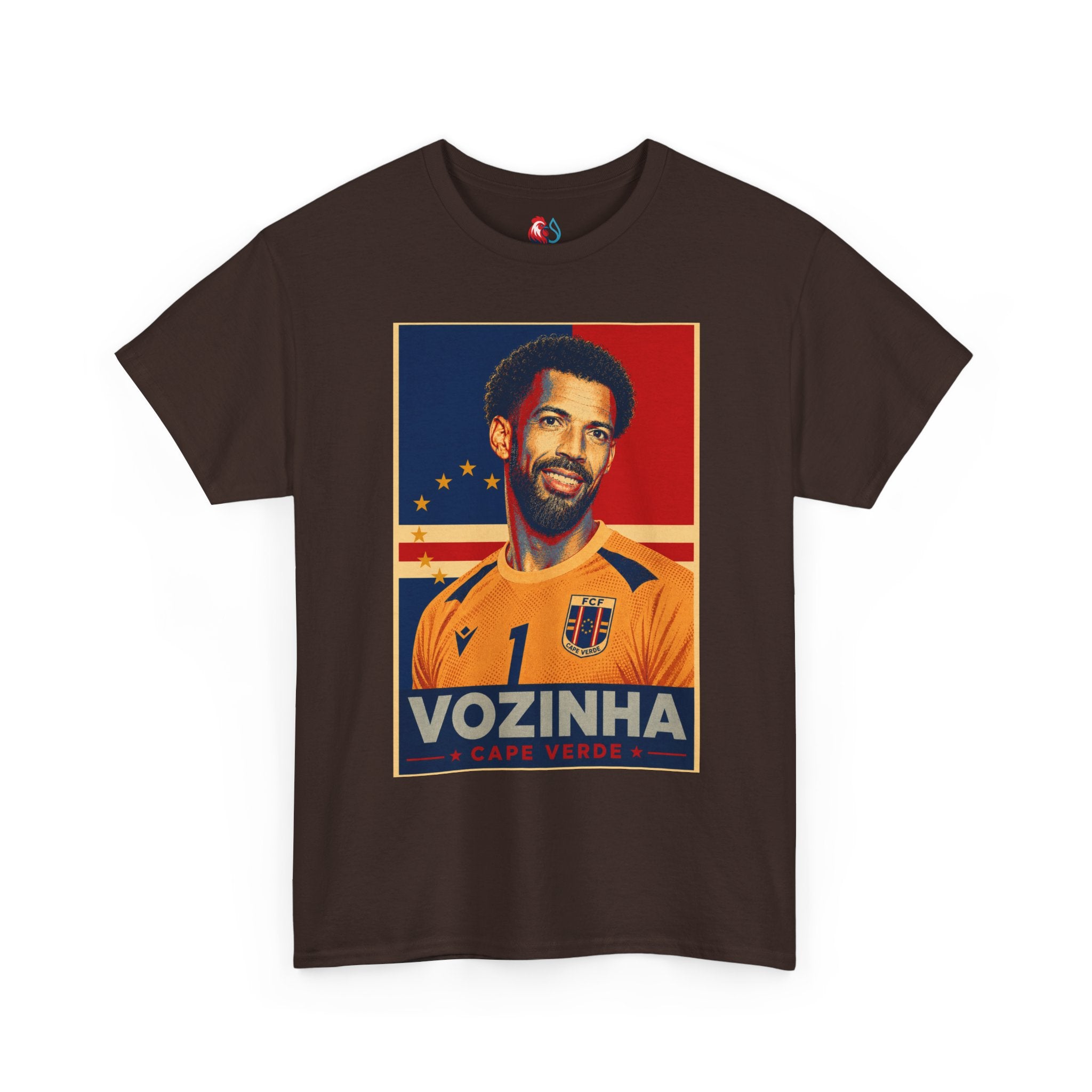 Vozinha Soccer Tee — Retro Player Poster Design